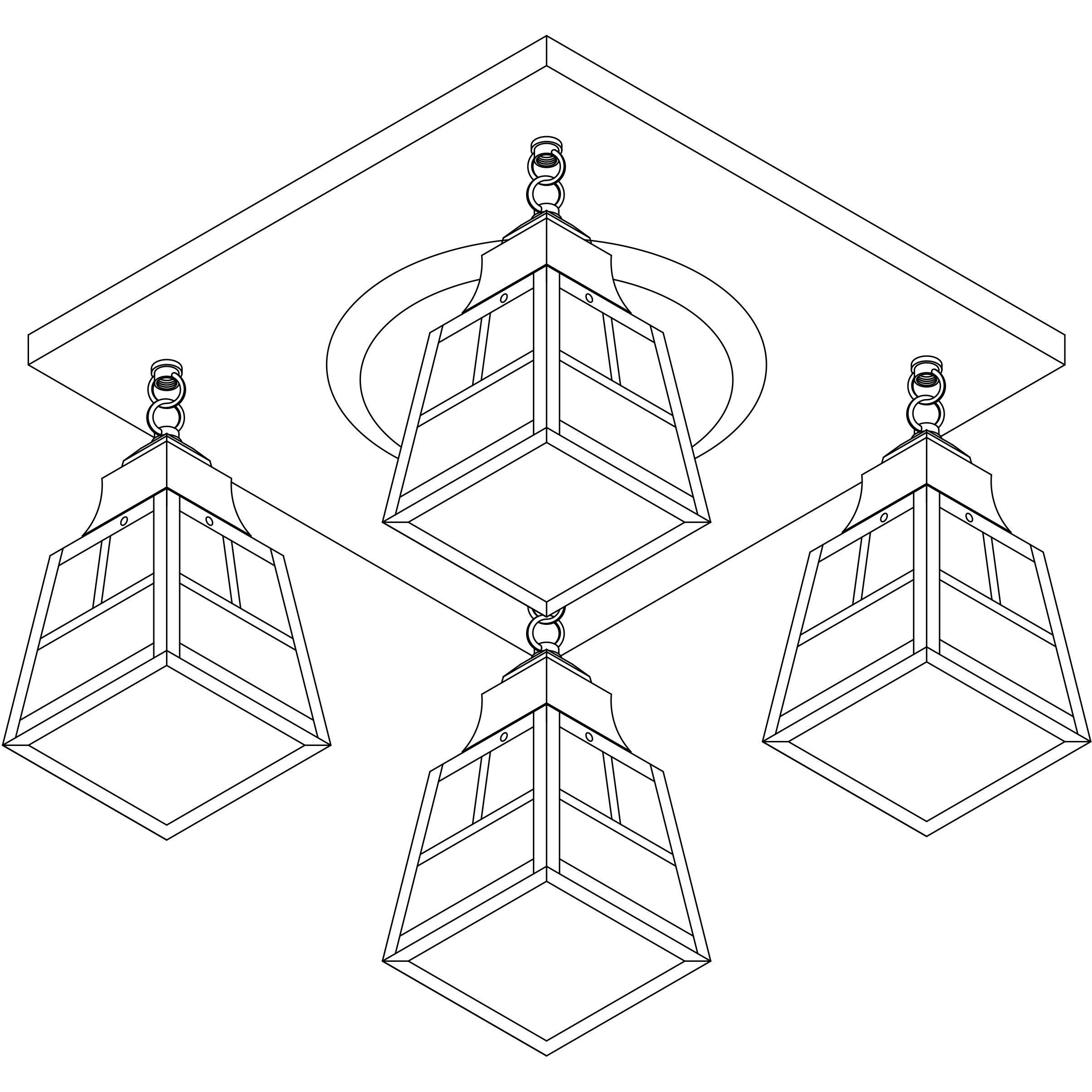 A-line 4 Light 16.75 inch Verdigris Patina Flush Mount Ceiling Light in White Opalescent, T-Bar Overlay