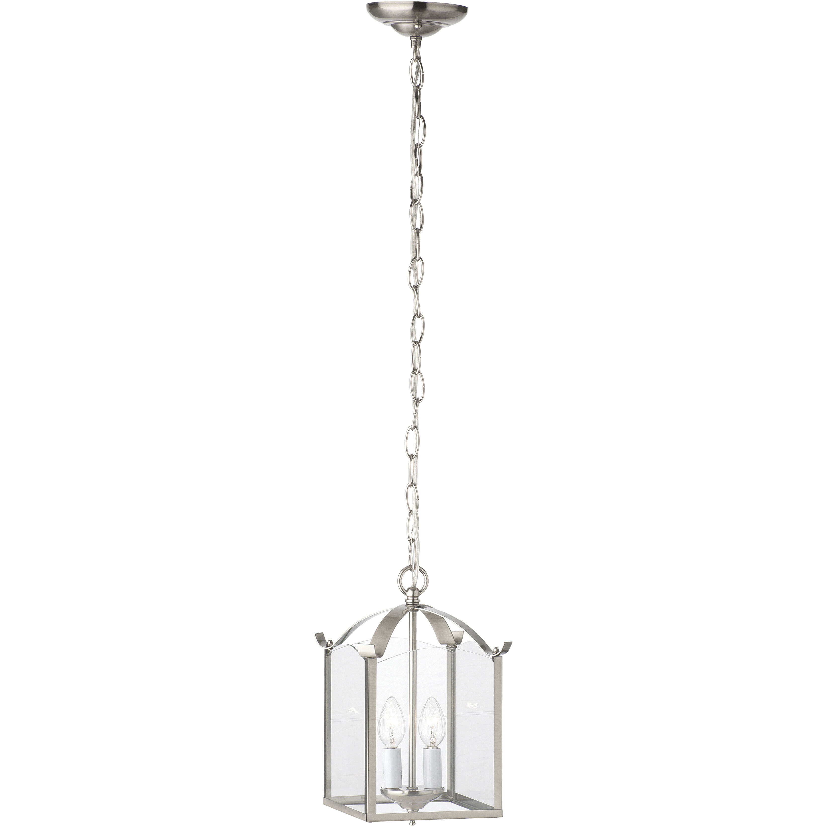 Whitmore 2 Light 7.25 inch Brushed Nickel Chandelier Ceiling Light