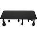 Drop 64 X 33 inch Hand Rubbed Black Coffee Table