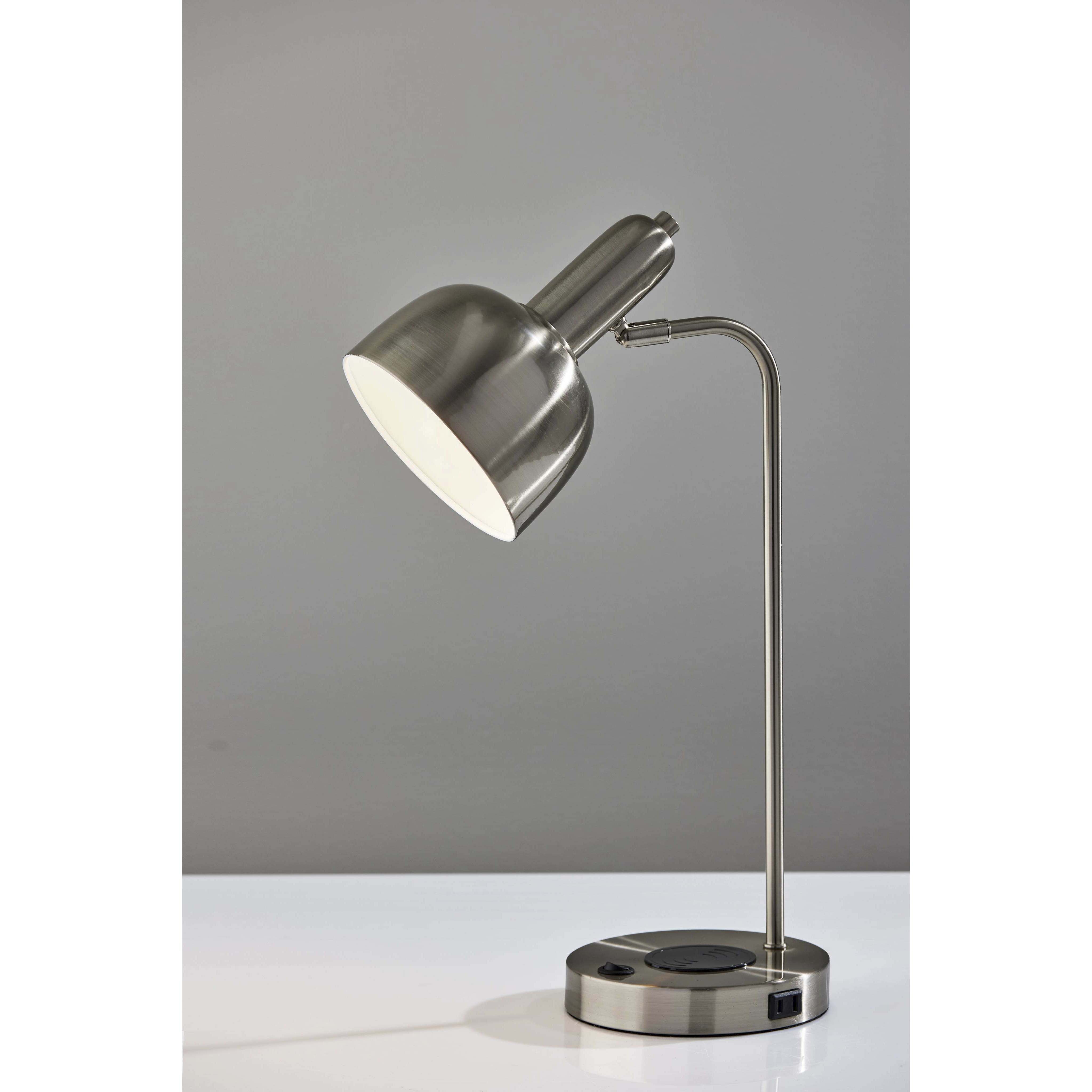 Rico 19 inch 60.00 watt Brushed steel Supercharger Desk Lamp Portable Light