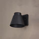 Evans LED 5.5 inch Textured Black Outdoor Wall Sconce