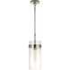 Visual Comfort Signature Collection Ian K. Fowler Presidio 1 Light 6.5 inch Polished Nickel Pendant Ceiling Light, Small S5673PN-CG - Open Box