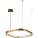 Yukon Pendant Ceiling Light in Vintage Brass
