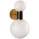 Cheyanne 2 Light 8 inch Opal Swirl Sconce Wall Light