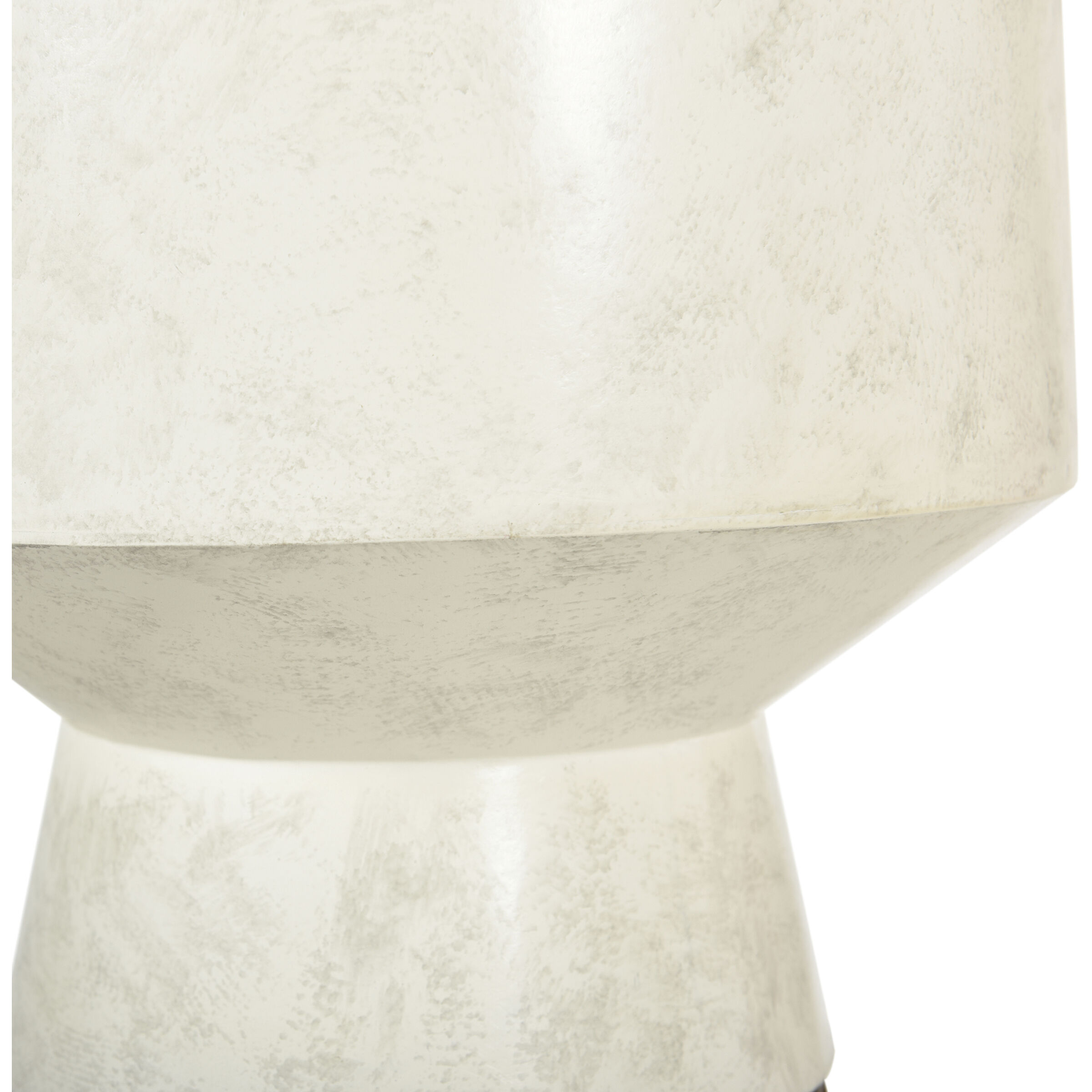 Conner 27 X 14 inch Cement White Side Table