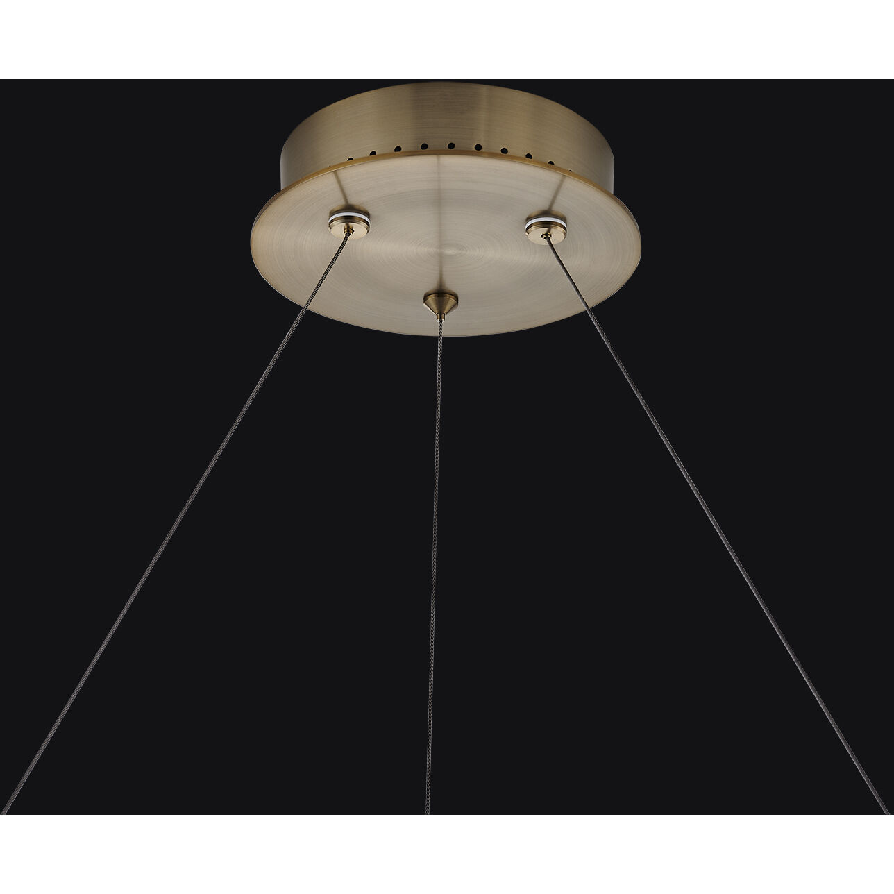 Dama 28 inch Winter Brass Pendant Ceiling Light