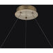 Dama 28 inch Winter Brass Pendant Ceiling Light