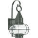 Classic 1 Light 18.5 inch Gun Metal Outdoor Sconce