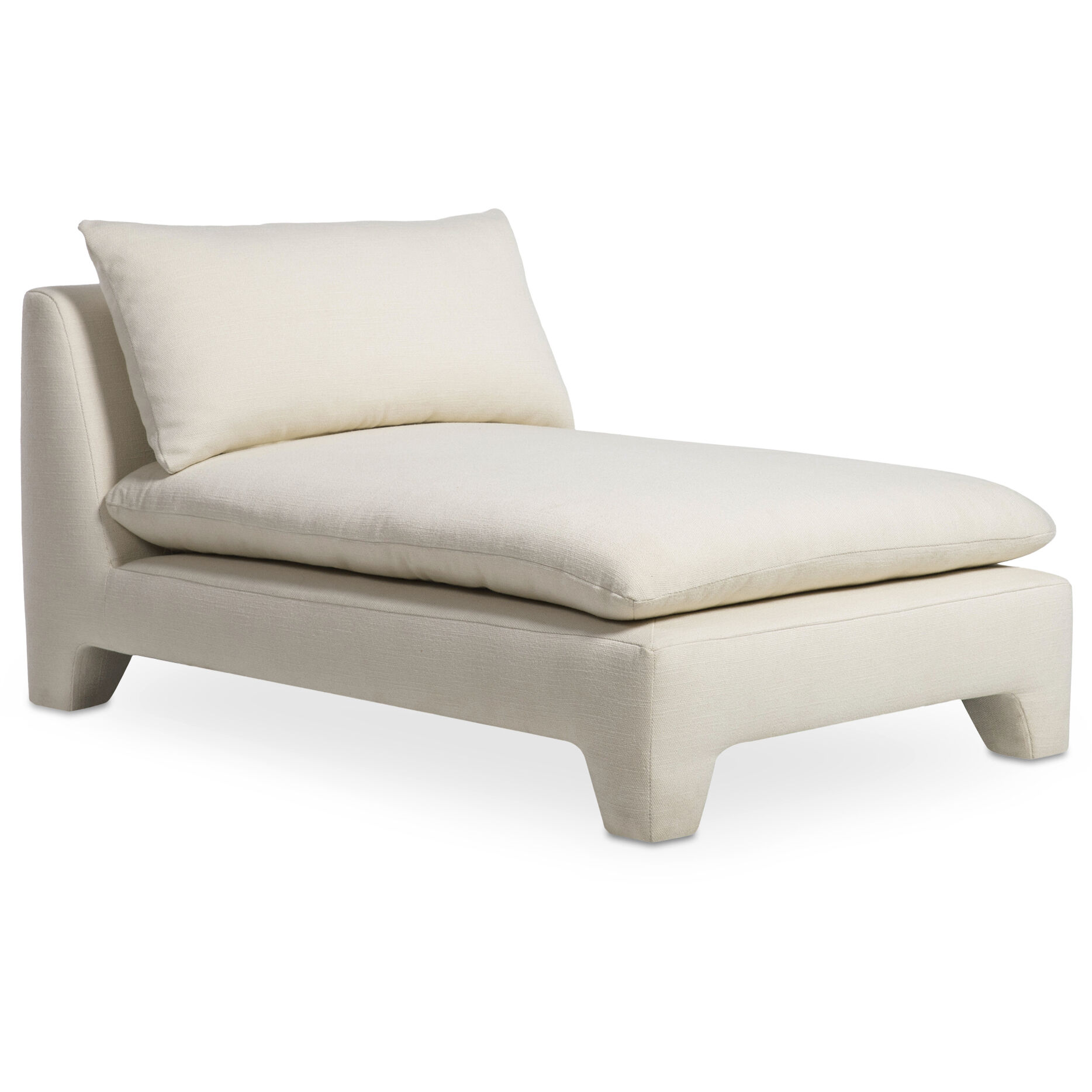 Estelle White Chaise