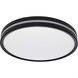 Brentwood LED 14.37 inch Matte Black Close-to-Ceiling Ceiling Light