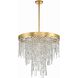 Winfield 6 Light 24 inch Antique Gold Chandelier Ceiling Light