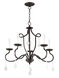 Callisto 5 Light 24 inch English Bronze Chandelier Ceiling Light