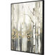 Birch Silhouette Beige and Brown and Green and Neutral Canvas, Propac
