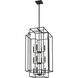 Titania 12 Light 20 inch Matte Black Chandelier Ceiling Light