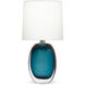 Audrey 14 inch 60.00 watt Blue Table Lamp Portable Light