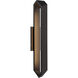 Pitch LED 4.75 inch Coal Wall Mount Wall Light, Outdoor