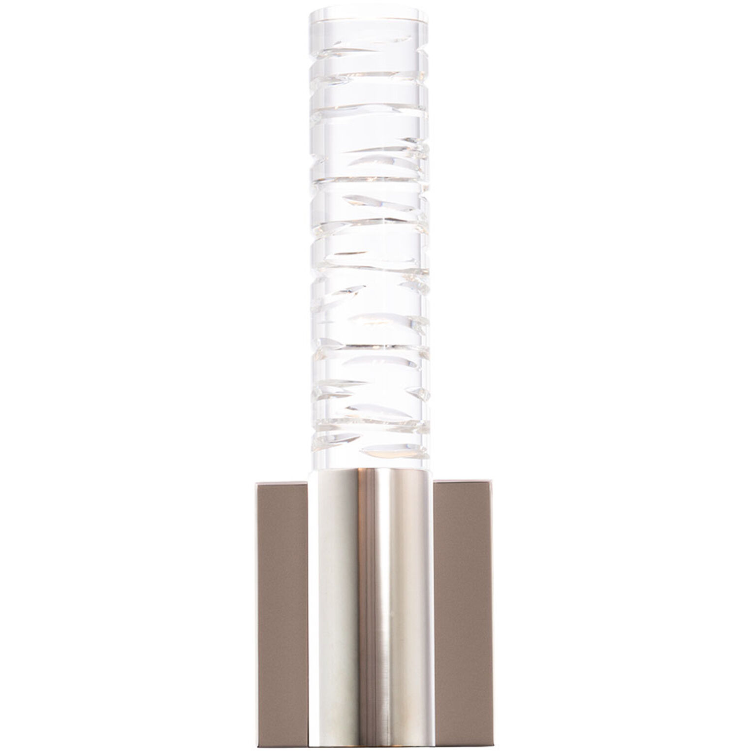 Cru LED 4 inch Polished Nickel ADA Wall Sconce Wall Light, Beyond