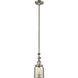 Franklin Restoration Bell 1 Light 5 inch Brushed Satin Nickel Mini Pendant Ceiling Light in Incandescent, Silver Plated Mercury, Franklin Restoration