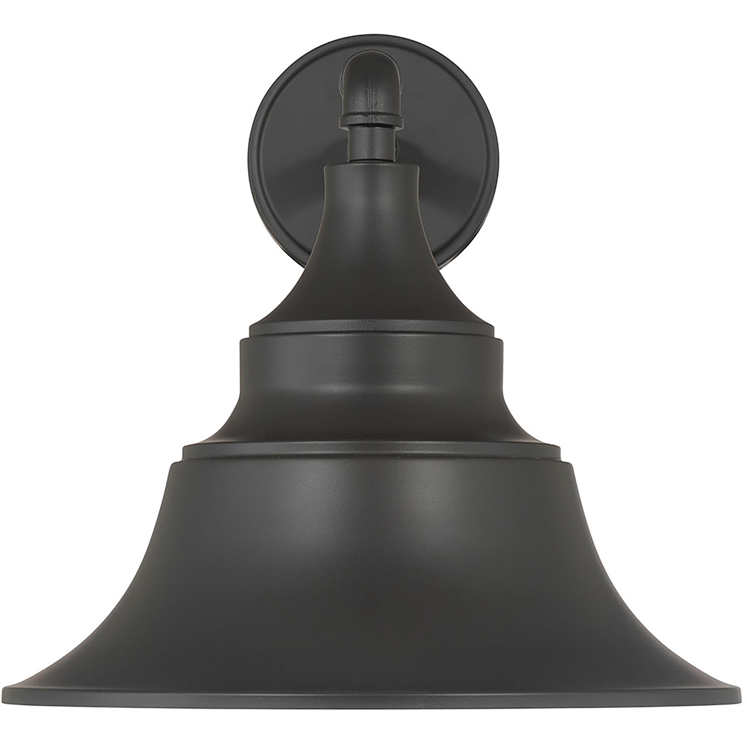 Varnel 1 Light 12.5 inch Powder Coated Black Outdoor Wall Sconce
