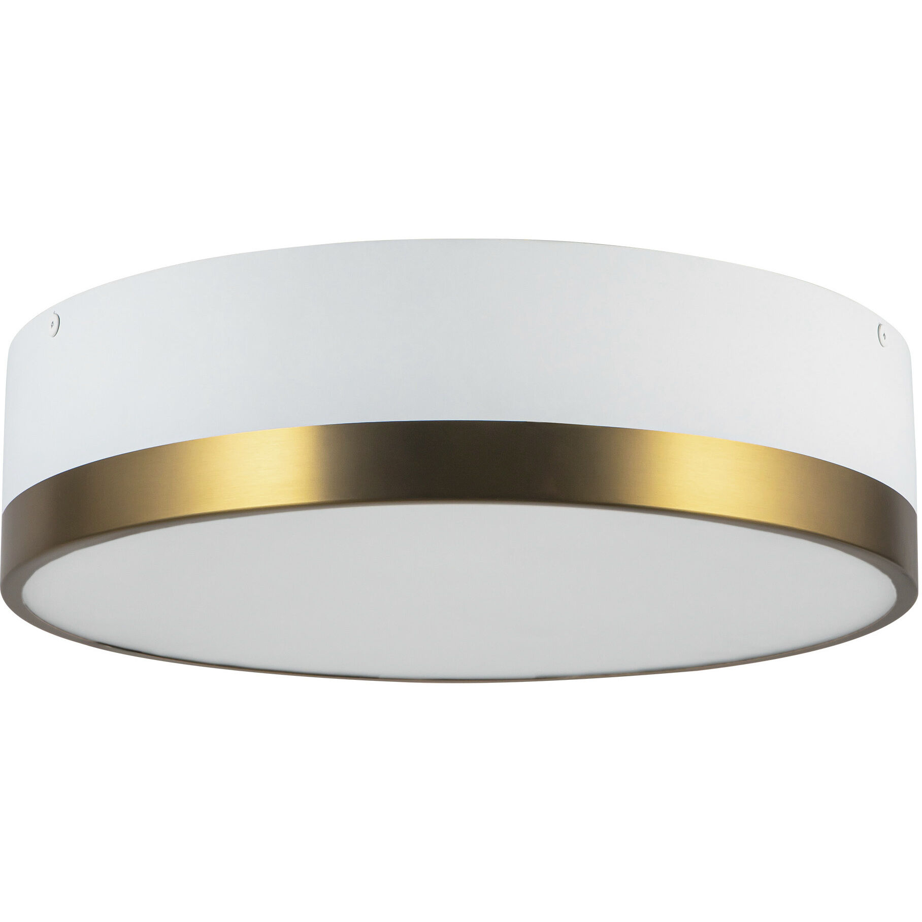 Alora Mood Brisbane 3 Light 16 inch Aged Gold/White Flush Mount Ceiling Light in Aged Gold and White