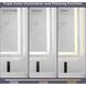 Riven 36 X 24 inch White LED Mirror