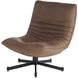 Eduarda Medium Brown Distressed Leather Arm Chair