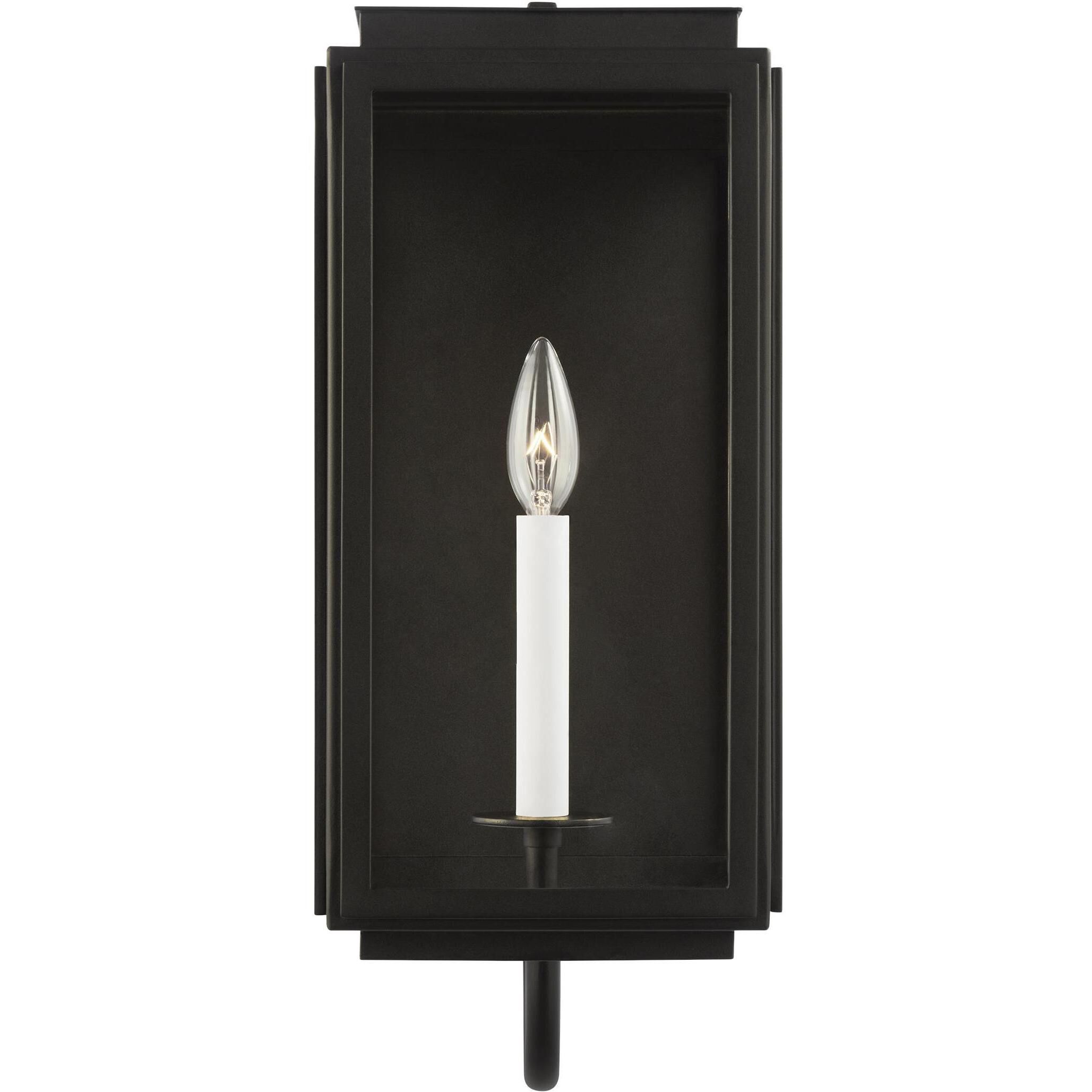 Edgar 1 Light 18.63 inch Textured Black Outdoor Wall Lantern