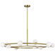 Sean Lavin Altair 12 Light 44 inch Burnished Brass Chandelier Ceiling Light