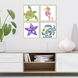 Nassau Sea Life 8 X 8 inch Non-Glass Framed Art, Propac
