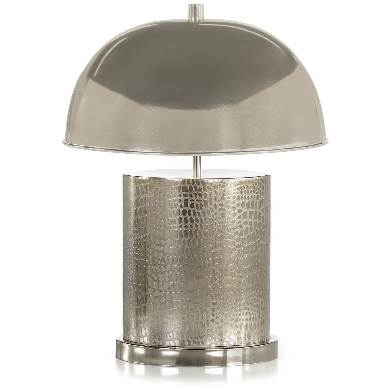 Galapagos 28.5 inch Nickel Accent Lamp Portable Light