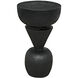 Nogozi 23 X 13 inch Burnt Black Side Table