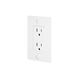 1G Duplex 125 White Outlet