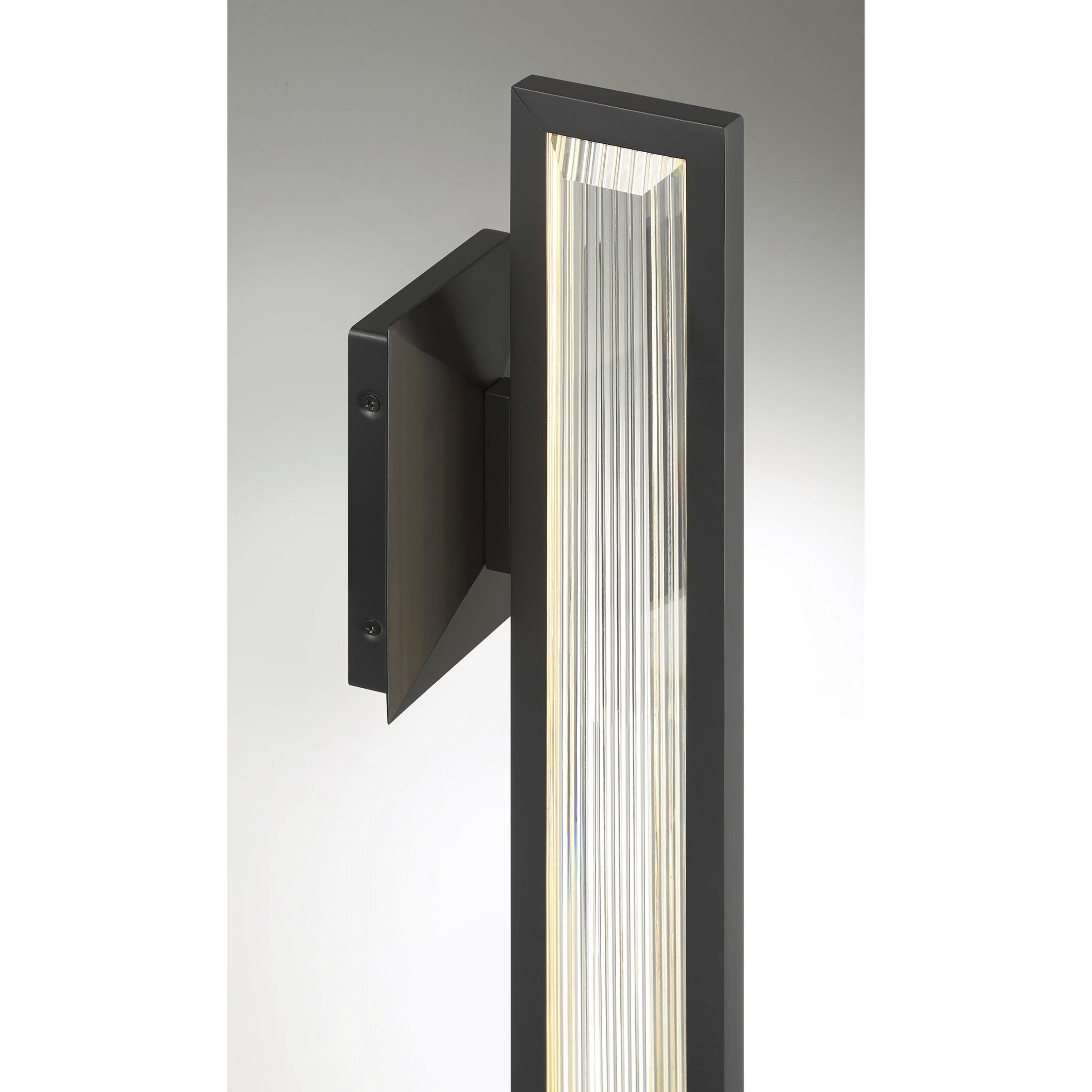 Aelin LED 24 inch Matte Black Outdoor Wall Sconce