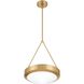 Agate 3 Light 15 inch Champagne Gold Pendant Ceiling Light