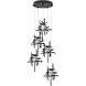 Tura 5 Light 27.3 inch Ink Pendant Ceiling Light