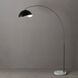 Luna Bella 92 inch 14 watt Black Nickel and White Arc Floor Lamp Portable Light