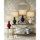 Glasdele 39.5 X 39.5 inch Antique Brass and White Mirror