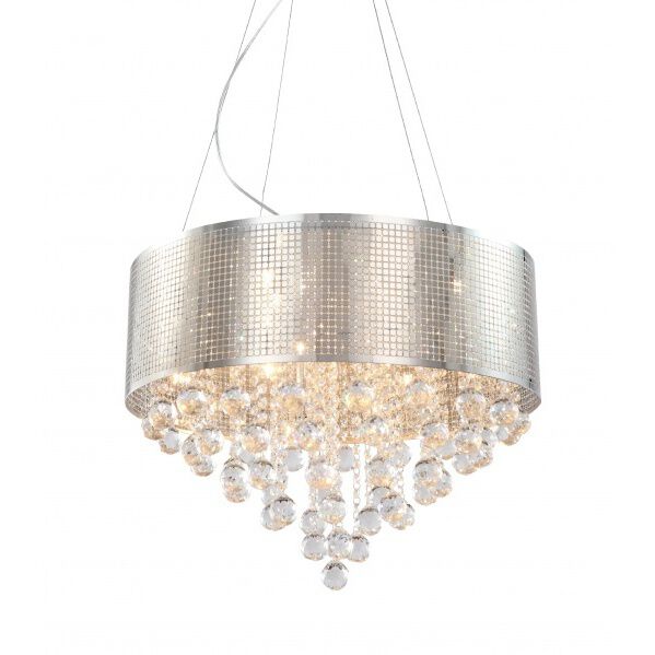 Canada 5 Light 24 inch Chrome Chandelier Ceiling Light