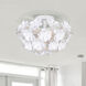 Cassia 2 Light 15 inch White Flush Mount Ceiling Light