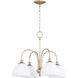 Celeste 4 Light 22 inch Aged Silver Leaf Chandelier Ceiling Light