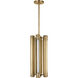 Avroko Capa LED 10 inch Hand Rubbed Antique Brass Pendant Ceiling Light