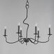 Padrona 6 Light 32.5 inch Black Oxide Chandelier Ceiling Light