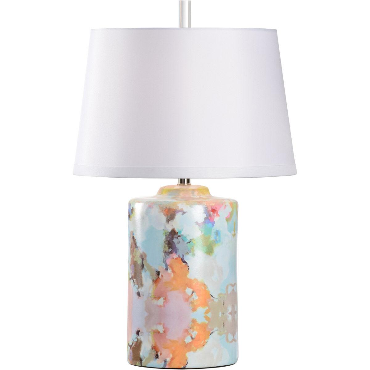 Laura Park Designs 28 inch 100.00 watt Multi Color Decal Table Lamp Portable Light