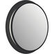 Chennai 30 X 30 inch Matte Black Wall Mirror