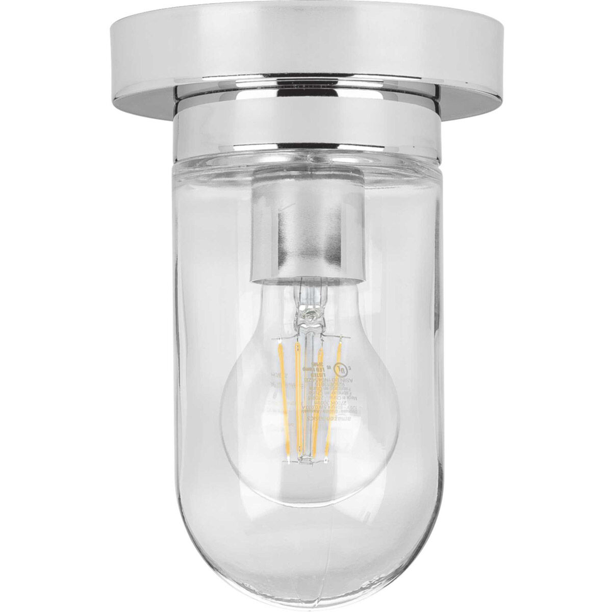 Paia 1 Light 5.13 inch Polished Chrome Flush Mount Ceiling Light