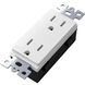 Outlet 125 White Module, Duplex