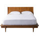 Grande Brown Wood Bed in Queen