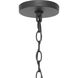Chapel 4 Light 18.12 inch Textured Black Outdoor Pendant