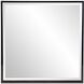 Isa 40 X 40 inch Glossy Black Wall Mirror 