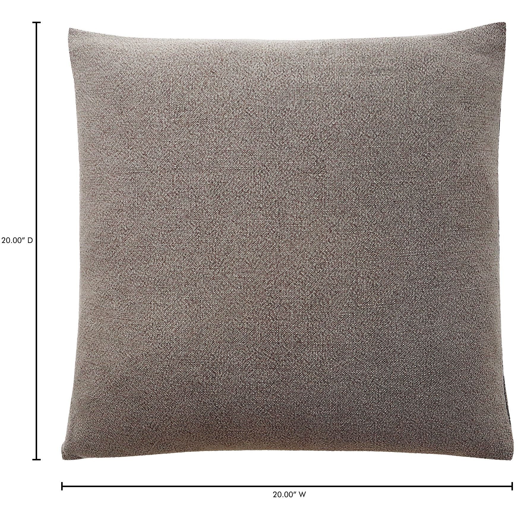 Prairie 20 X 20 inch Harvest Taupe Pillow